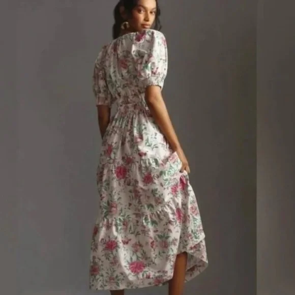 *Anthropologie The Somerset Maxi Dress- Puff Sleeve Edition - Picture 4 of 5